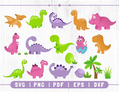 Dinosaur Svg Dinosaurs Clipart Baby Dinosaur Svg Jurassic Etsy Baby