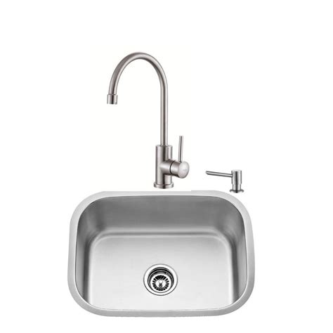 Maybe you would like to learn more about one of these? KRAUS All-in-One Undermount Stainless Steel 23 in. Single ...