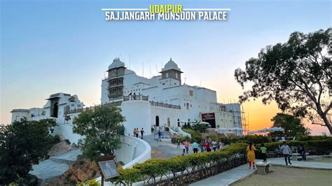 Sajjangarh Monsoon Palace Udaipur 4k Hdr Youtube