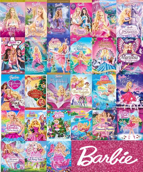 Barbie Movies Fan Art Barbie Movies Collection Complete Artofit