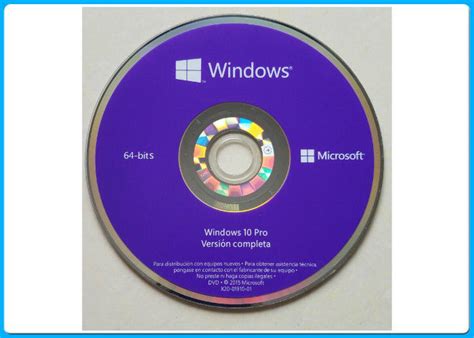 Original Windows 10 Microsoft Oem Software 64 Bit Spanish Oem Pack