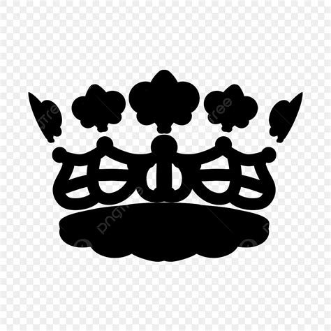 Black Crown Silhouette Transparent Background Silhouette Black Money