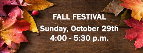 Fall Festival Sanctuary United Methodist Church