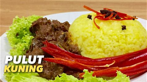 Resepi Pulut Kuning Rendang Ayam How To Cook Yellow Glutinous Rice