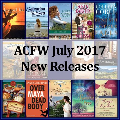 July 2017 New Releases From Acfw Authors Loraine D Nunley Author