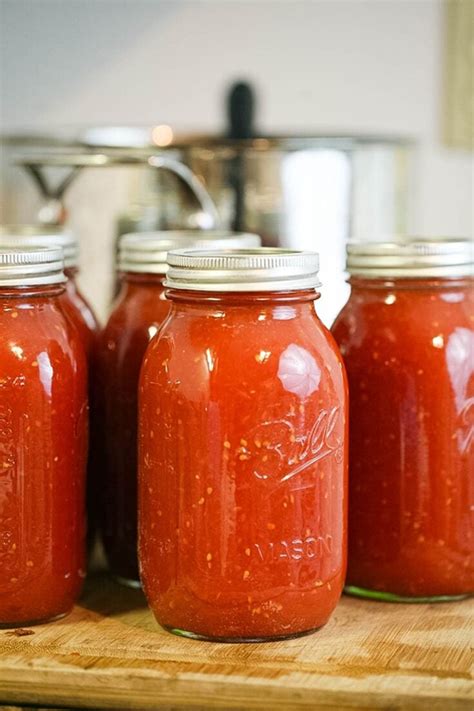 Canning Tomato Sauce Step By Step Lady Lees Home