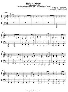 You can also find other similar songs using pirates of the caribbean. Download Pirates Of The Caribbean (Main Theme) - Piano Sheet Music By Klaus Badelt - Sheet Music ...