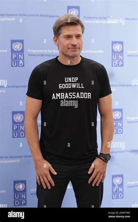 game of thrones star nikolaj coster waldau during the sdgs global goals world cup at brooklyn