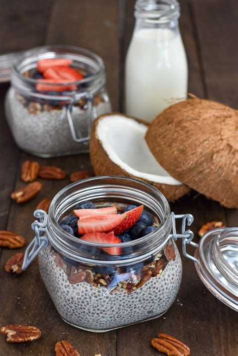 Chia Seed Pudding Coconut Milk Healthy And Easy To Make
