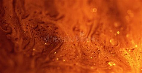 Glitter Paint Flow Molten Gold Texture Fluid Leak Stock Illustration