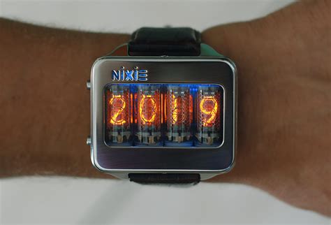 Nixie Tube Watch Clock Titanium Wrist Watch Self Made Etsy