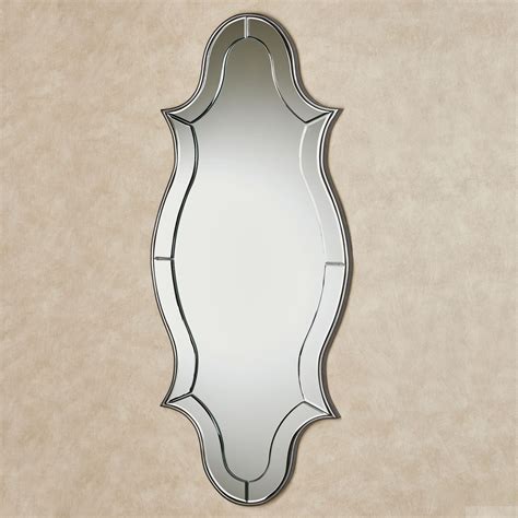 Zinnia Silver Beveled Wall Mirror Panel
