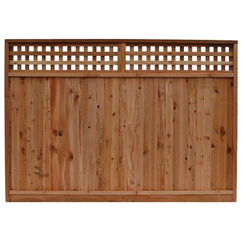 Designed and locally made to exacting standards. Signature Development 6 ft. H x 8 ft. W Western Red Cedar ...