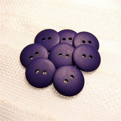 Really Purple 34 19mm Satin Matte Purple Buttons Etsy Purple