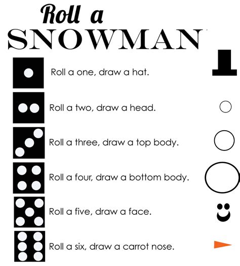 Step by step instructions for luck of draw tournament. 3 Easy and Fun Snowman Games! - Happy Home Fairy