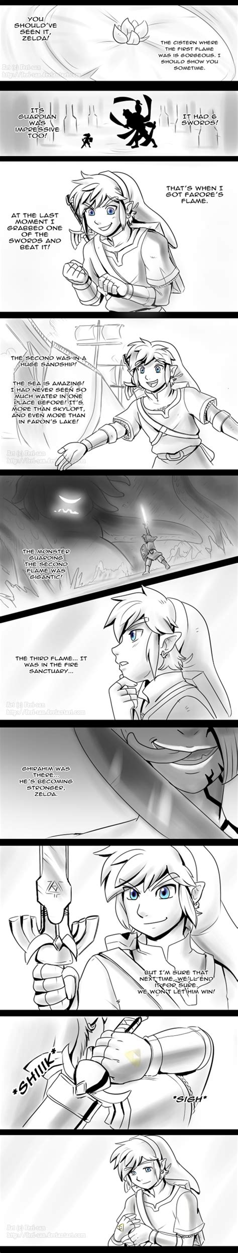 skyward sword waiting p 1 spoilers by ferisae on deviantart