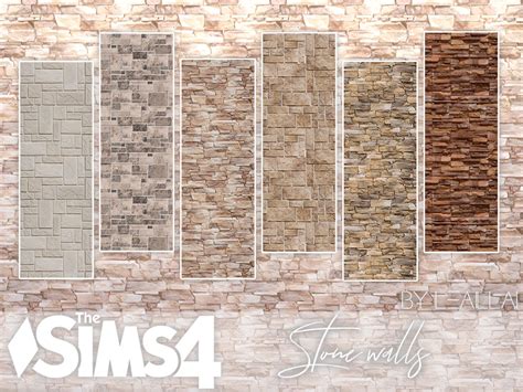 The Sims Resource Ts4 Stone Walls