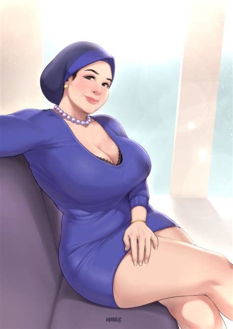 Hijabolic Nigaw Highres Tagme 1girl Breasts Mature Female Solo Turban Image View