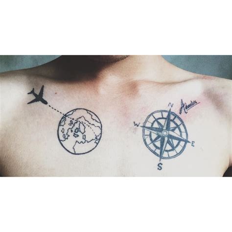 20 Globe Tattoos For Nomads With A Passion For Travel Bucket List
