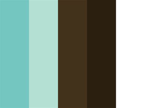 Turquoisecoffeebreak By Valerie Black Blue Brown Turquoise
