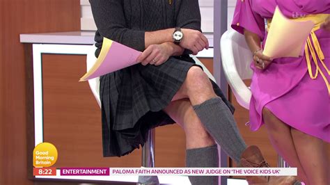 Ben Shephard Accidentally Flashes His Todger While Wearing A Kilt On