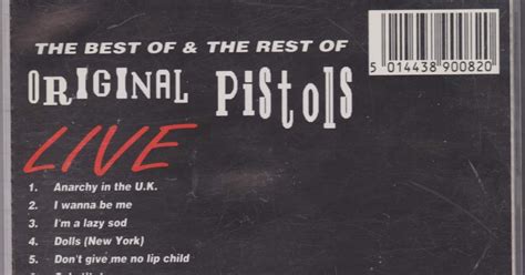 Fight This Sickness Find A Cure The Sex Pistols The Best Of And The Rest Of Original Pistols