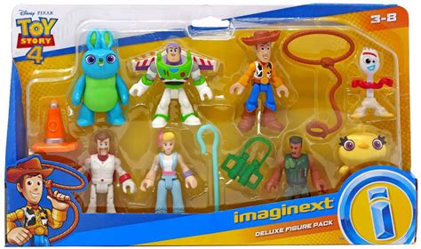 Disney Pixar Toy Story 4 Minis Figure And Vehicle Pack Complete Set Of 4