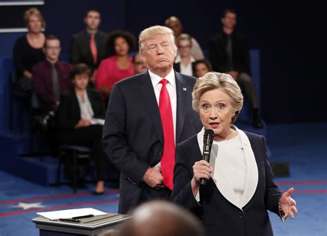 2016 presidential debate analysis donald trump rallies faithful in 2nd showdown nbc news