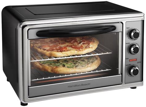 Toaster Oven With 2 Racks Countertop Ovens For Multi Level Cooking
