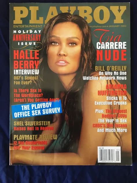 Original Playboy Magazine January Tia Carrere Nude Rebecca Anne