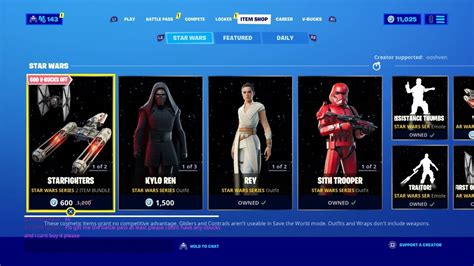 Star Wars Skins New Fortnite Item Shop Update Live May 2 2020