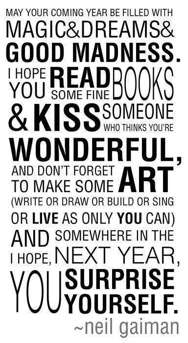 New Year Quotes by Neil Gaiman – Geeky 247