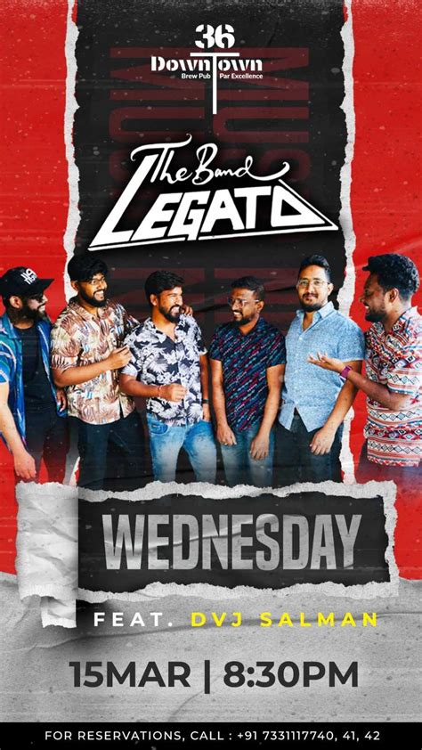 Wednesday Nights Live Band By 36 Downtown Brew Pub Live Band Event Tickets Hyderabad Clubr
