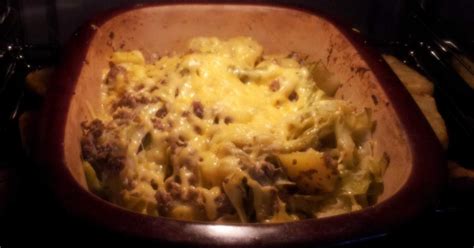 Spitzkohl Kartoffel Hackfleisch Auflauf