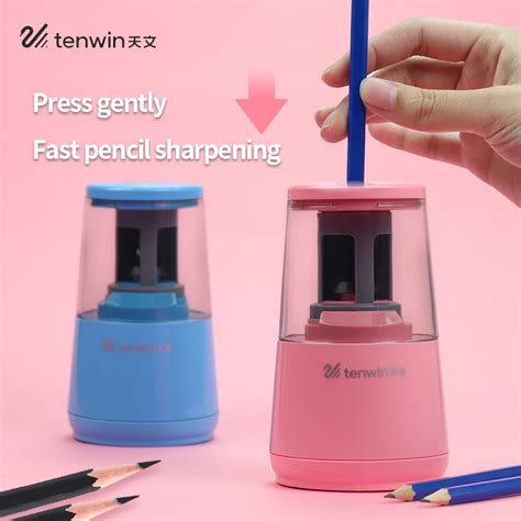 Tenwin 8020 Electric Auto Pencil Sharpener Colored Pencil Sharpener