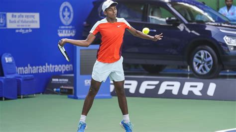 Year Old Manas Dhamne Impresses In First Round Tata Open Loss Tennis News Hindustan Times