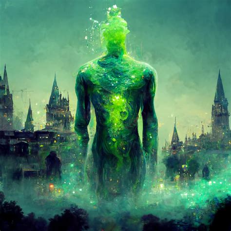 Prompthunt Humanoid Male Slime Green Male Wizard Alchemist