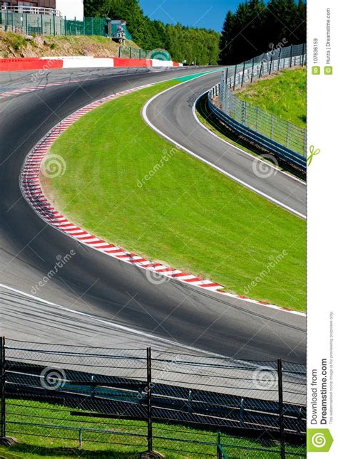 Racetrack Stock Image Image Of Racing Francorchamps 107636159