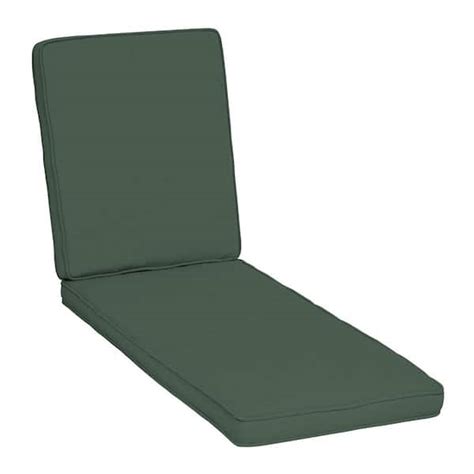 Arden Selections Oasis 23 In X 75 In Outdoor Chaise Cushion In Olive