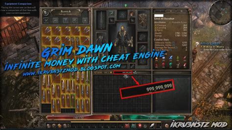 Just a simple google search will net you a trainer and a stash editor for grim dawn and then there's the infamous cheat engine. Grim Dawn - Infinite Money with Cheat Engine - YouTube