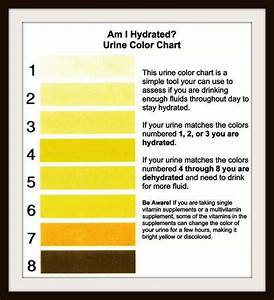 Taufanyanuar Dehydration Urine Color Chart Urine Color Chart What The