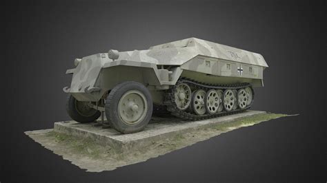 Sdkfz 251 Half Track World War Ii Armored Car 3d Model By Cyark
