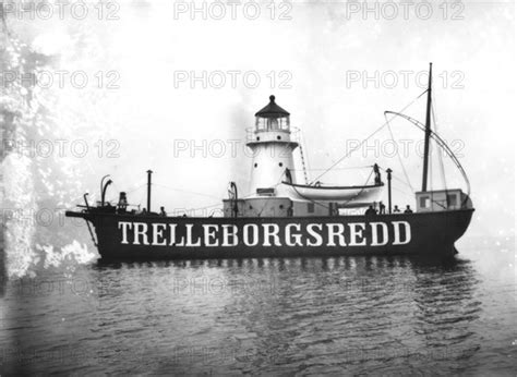 Trelleborgsredd Lightship Trelleborg Sweden Artist Unknown