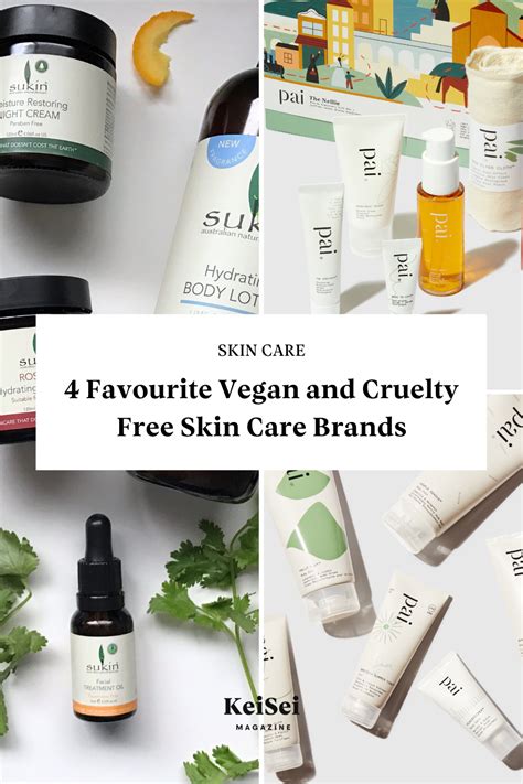 4 Favourite Vegan And Cruelty Free Skin Care Brands Cruelty Free Skin