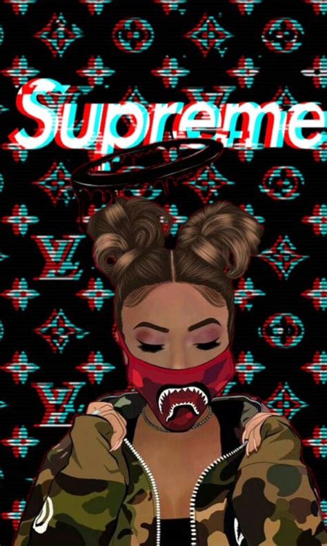 Cool anime supreme pfp : I made this for my instagram pfp bc I'm in a supreme gang ...