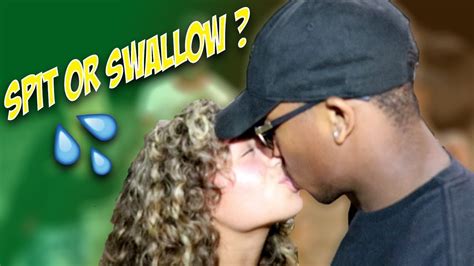 do you spit or swallow😯💦 part 2 beach interviews youtube