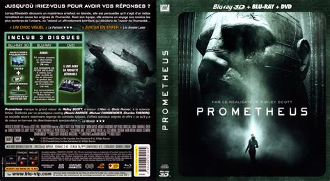 Jaquette Dvd De Prometheus 3d Blu Ray V2 Cinéma Passion