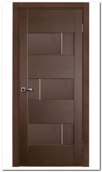 contoh gambar model desain pintu minimalis kayu jati