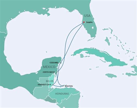 Western Caribbean Tampa Norwegian Cruise Line 7 Night Roundtrip