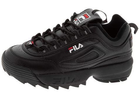 Buy Fila Women S Disruptor II Sneaker 11 Black Leather At Amazon In